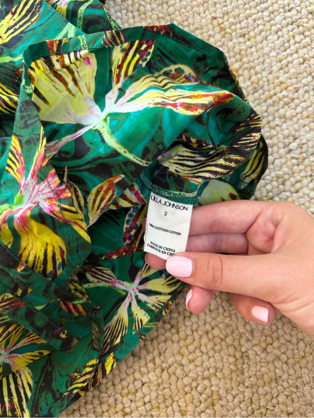 Ulla Johnson Mila Top in Tiger-Lily - Picture 5 of 5
